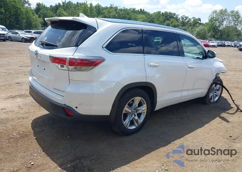 2016 Toyota Highlander Limited V6 из США, поврежденный, VIN 5TDDKRFH4GS341521